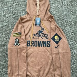 Cleveland Browns NFL salute to service hoodie